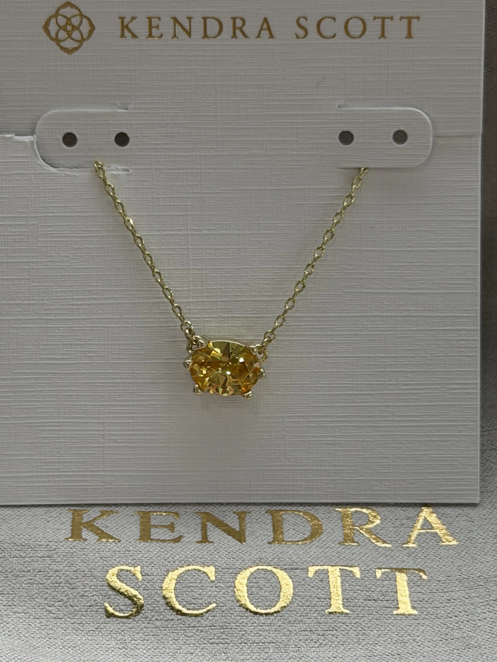 Kendra Scott Gold Pendant Necklace